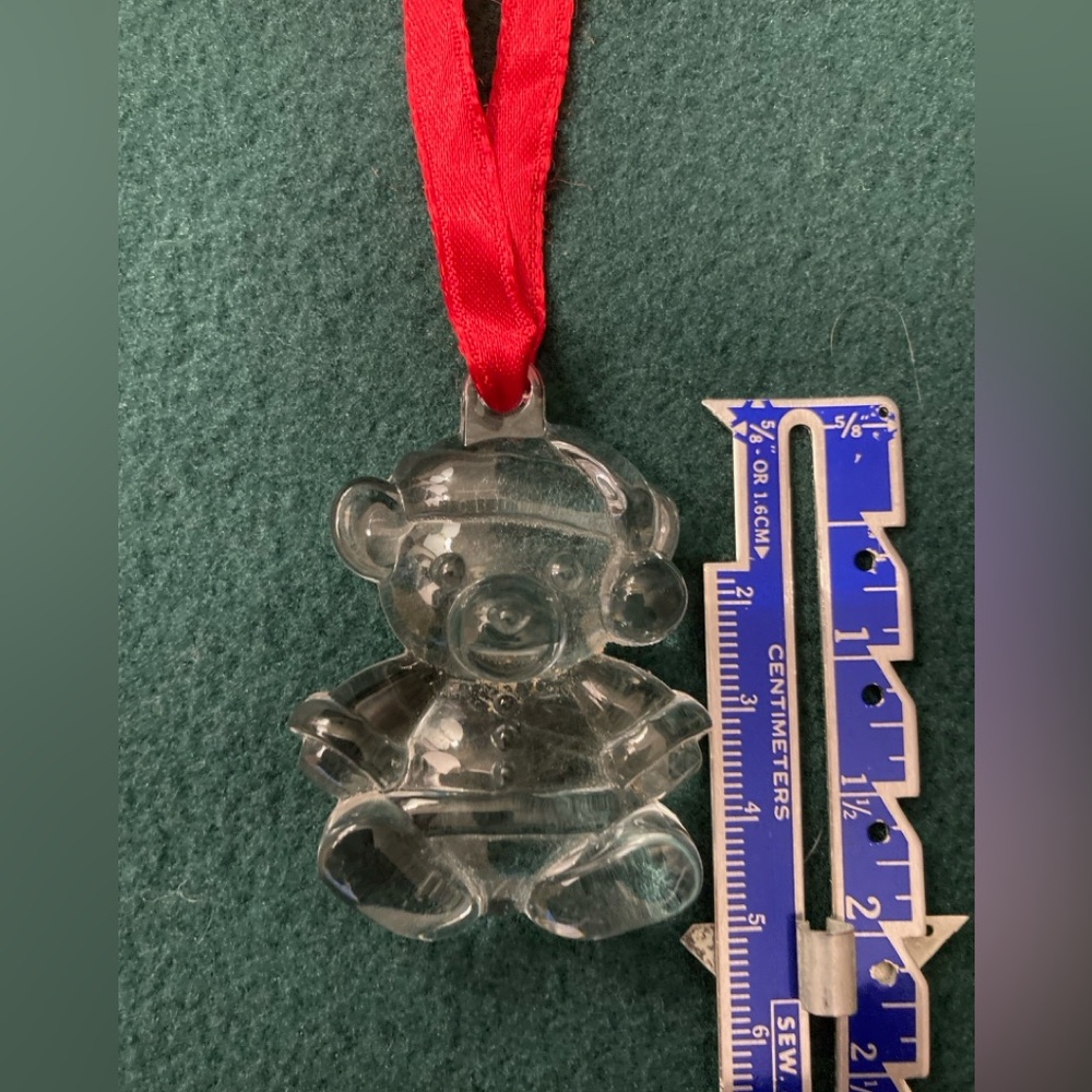 Tiffany & Co crystal teddy bear ornament - Picture 5 of 7